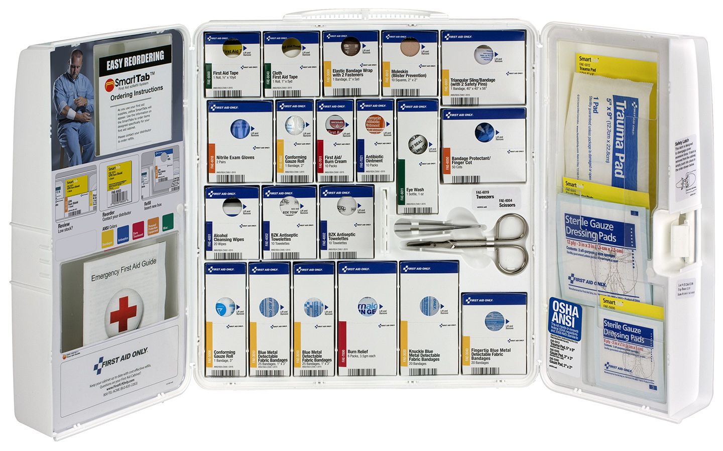 First Aid Only American Red Cross Medium Food Industry Cabinet 1350-RC-0103 First Aid Only American Red Cross Medium Food Industry Cabinet 1350-RC-0103